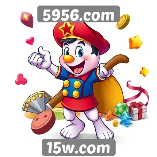 Variedade de jogos disponíveis em 5956.com